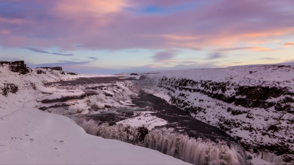 Waterfall Ice Snow wallpaper