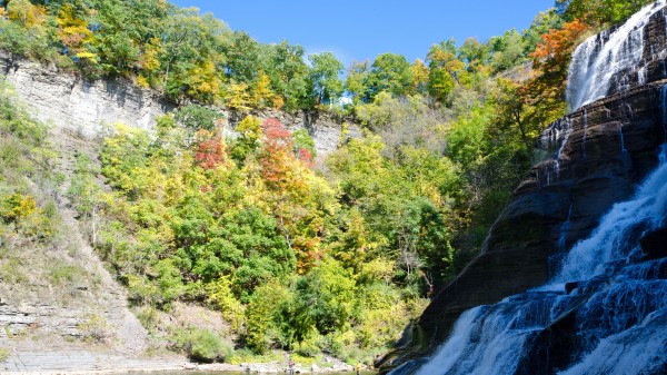 Waterfall River Landscap wallpaper