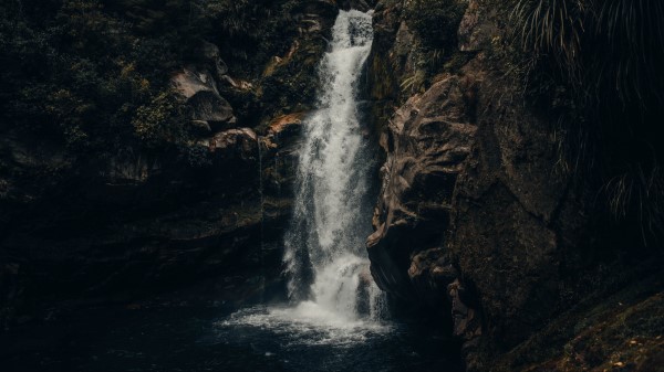 Waterfall Rock Stream wallpaper
