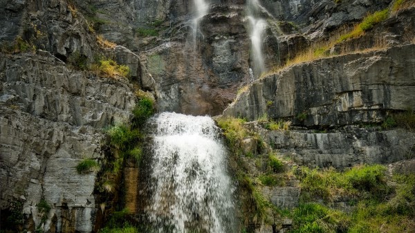 Waterfall Rocks Stones Ee wallpaper
