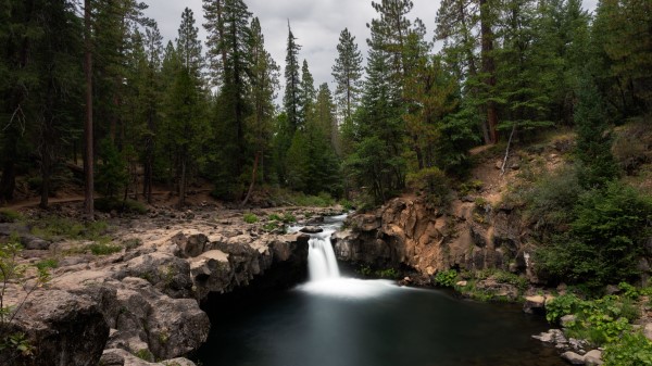 Waterfall Rocks Stones Ff wallpaper