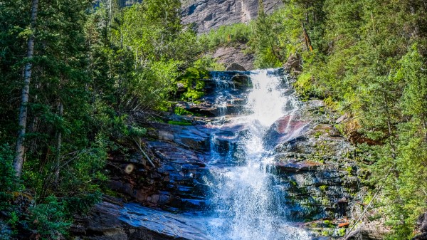 Waterfall Rocks Stream Image wallpaper