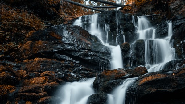 Waterfall Stones Water Hh wallpaper