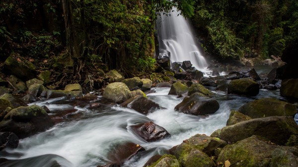 Waterfall Stones Water Image wallpaper