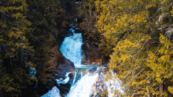 Waterfall Stream Rocks H wallpaper