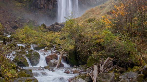 Waterfall Stream Stones H wallpaper