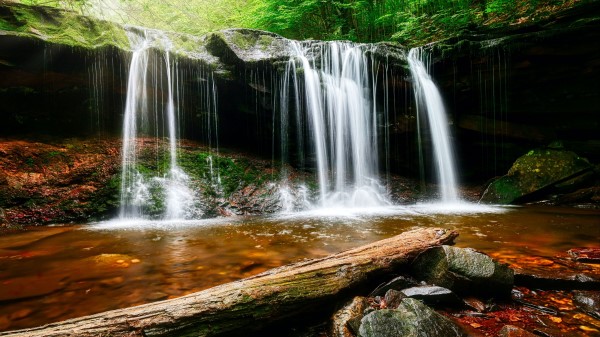 Waterfall Water Rocks H wallpaper