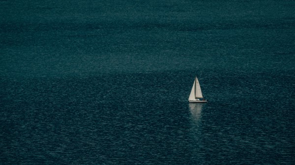 Sailboat Sea Water Wallpaper