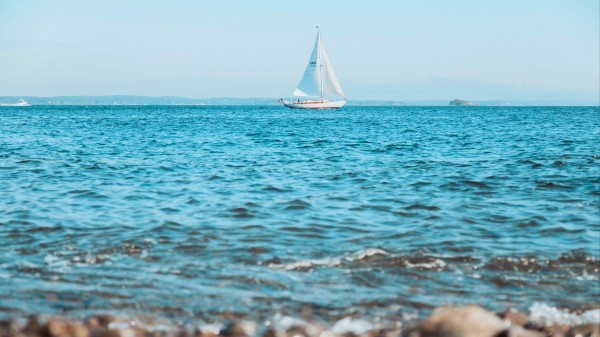 Sea Boat Sailboat wallpaper