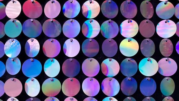Sequins Glossy Multicolored wallpaper