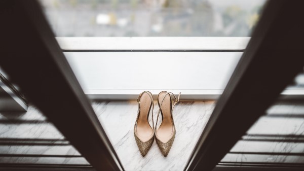 Shoes Golden Window wallpaper