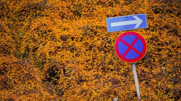 Sign Prohibition Arrow Wallpaper