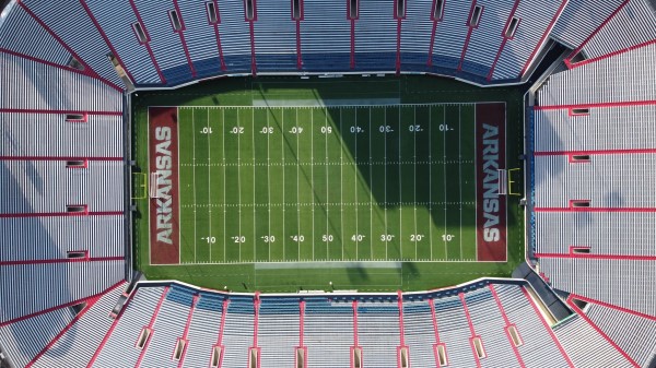 Stadium Stands Aerial View Wallpaper