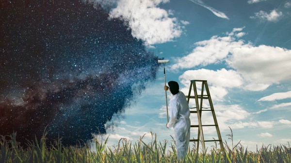 Staircase Sky Space wallpaper
