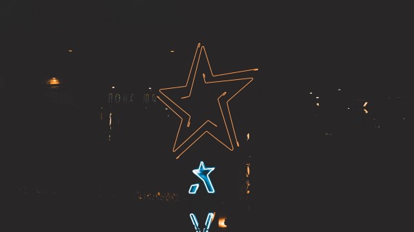 Star Shape Light Dark Background wallpaper