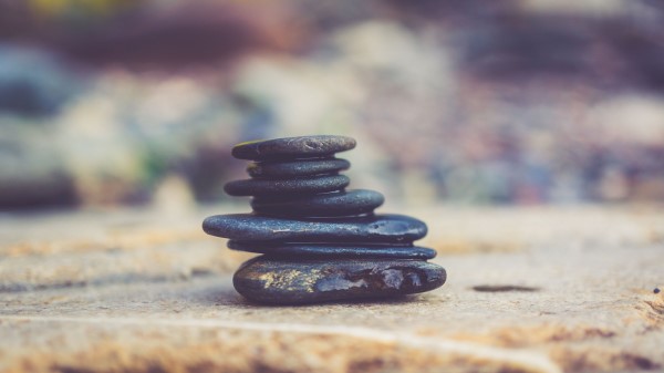 Stones Blur Shape wallpaper