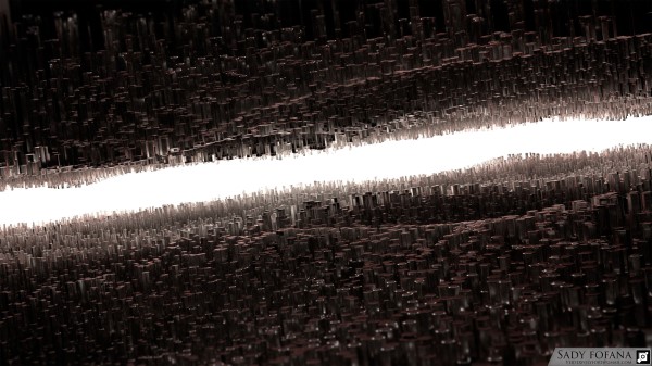 Structure 3d Reflection wallpaper