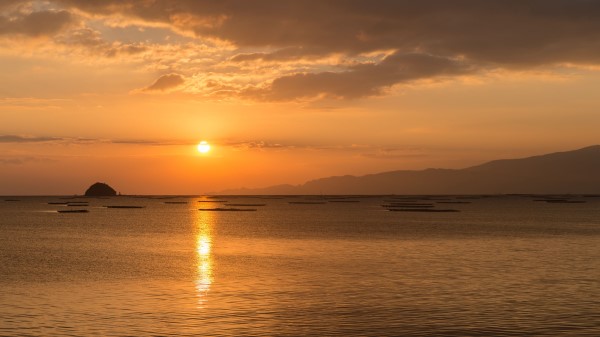 Sun Sunset Lens Flare wallpaper