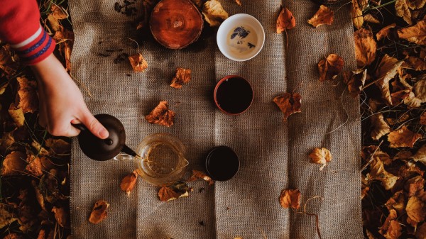 Tea Kettle Autumn Wallpaper