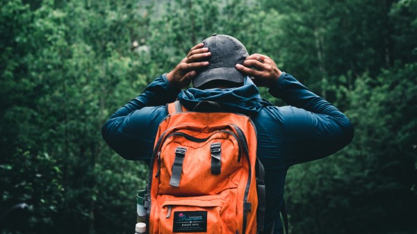 Tourist Traveler Backpack wallpaper