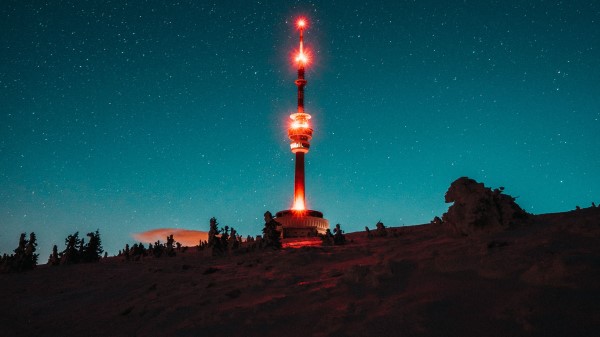 Tower Building Backlight Image Wallpaper