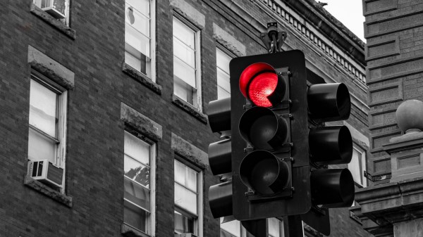 Traffic Light City Buildings wallpaper
