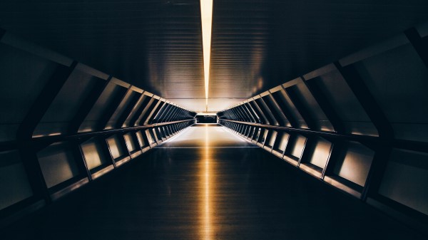 Tunnel Light Underground wallpaper