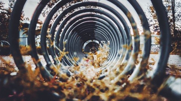 Tunnel Rings Tube wallpaper