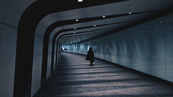 Underground Passage Man Architecture wallpaper