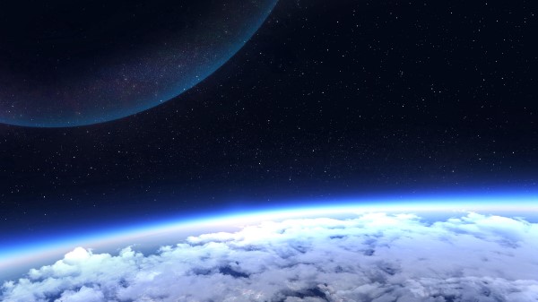 Planet Atmosphere Glow wallpaper