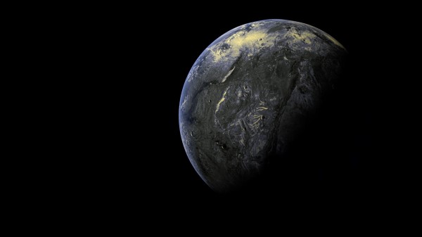 Planet Surface Dark wallpaper