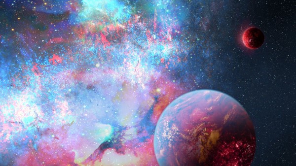 Planets Space Stars wallpaper