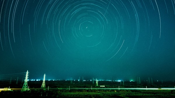 Sky Stars Polarization wallpaper