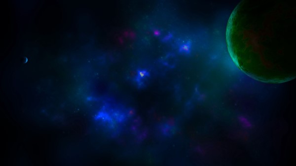 Space Planet Lens Flare wallpaper