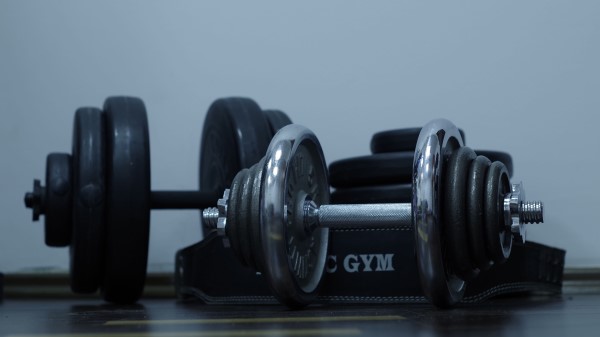 Dumbbells Gym Weight Disks wallpaper