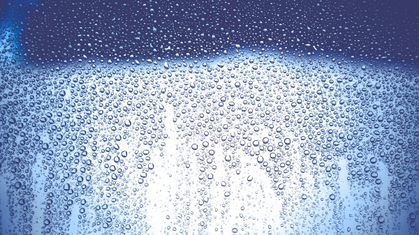 Drops Glass Texture Surface Wallpaper