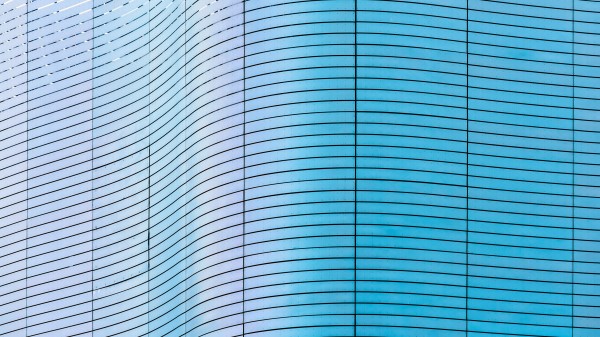 Facade Building Stripes wallpaper