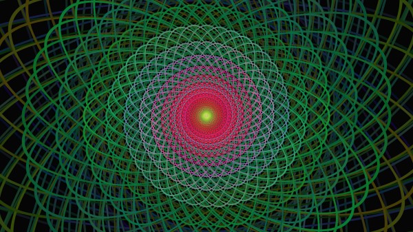 Fractal Circles Patterns Wallpaper