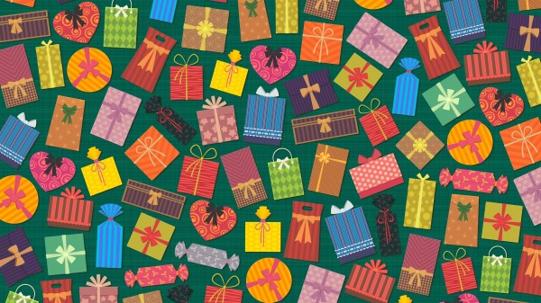 Gifts Texture Colorful Wallpaper