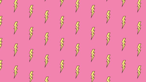 Lightnings Texture Patterns Wallpaper