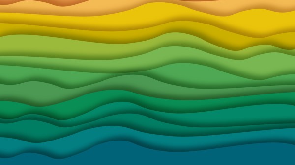 Lines Wavy Colorful Wallpaper