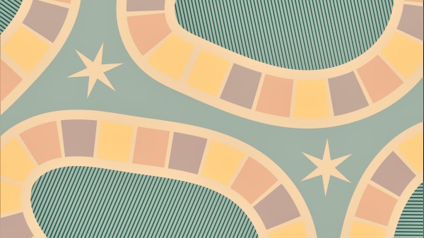 Pattern Retro Design Wallpaper