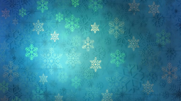 Pattern Snowflakes Christmas Wallpaper