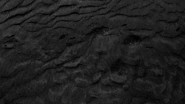 Sand Black Relief Wallpaper