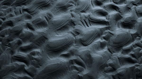 Sand Surface Relief Wallpaper