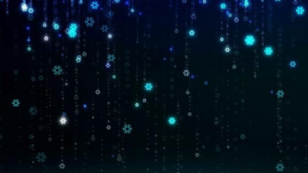 Snowflakes Pattern Digital Wallpaper