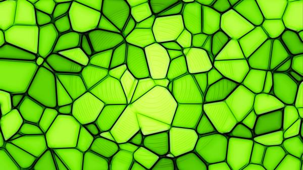 Squares Triangles Green Wallpaper