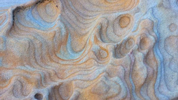 Stone Sandy Waves Wallpaper