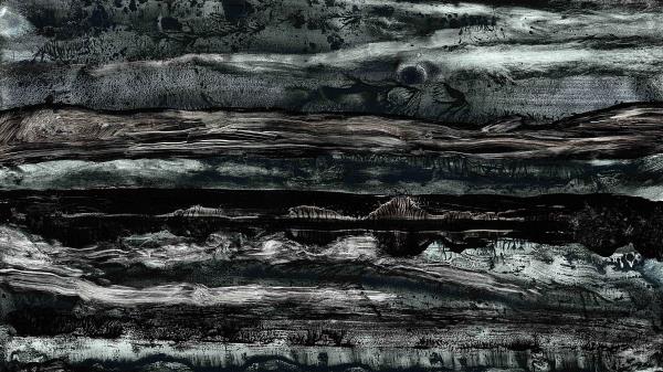 Surface Stripes Dark Wallpaper
