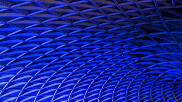 Texture Construction Blue Wallpaper